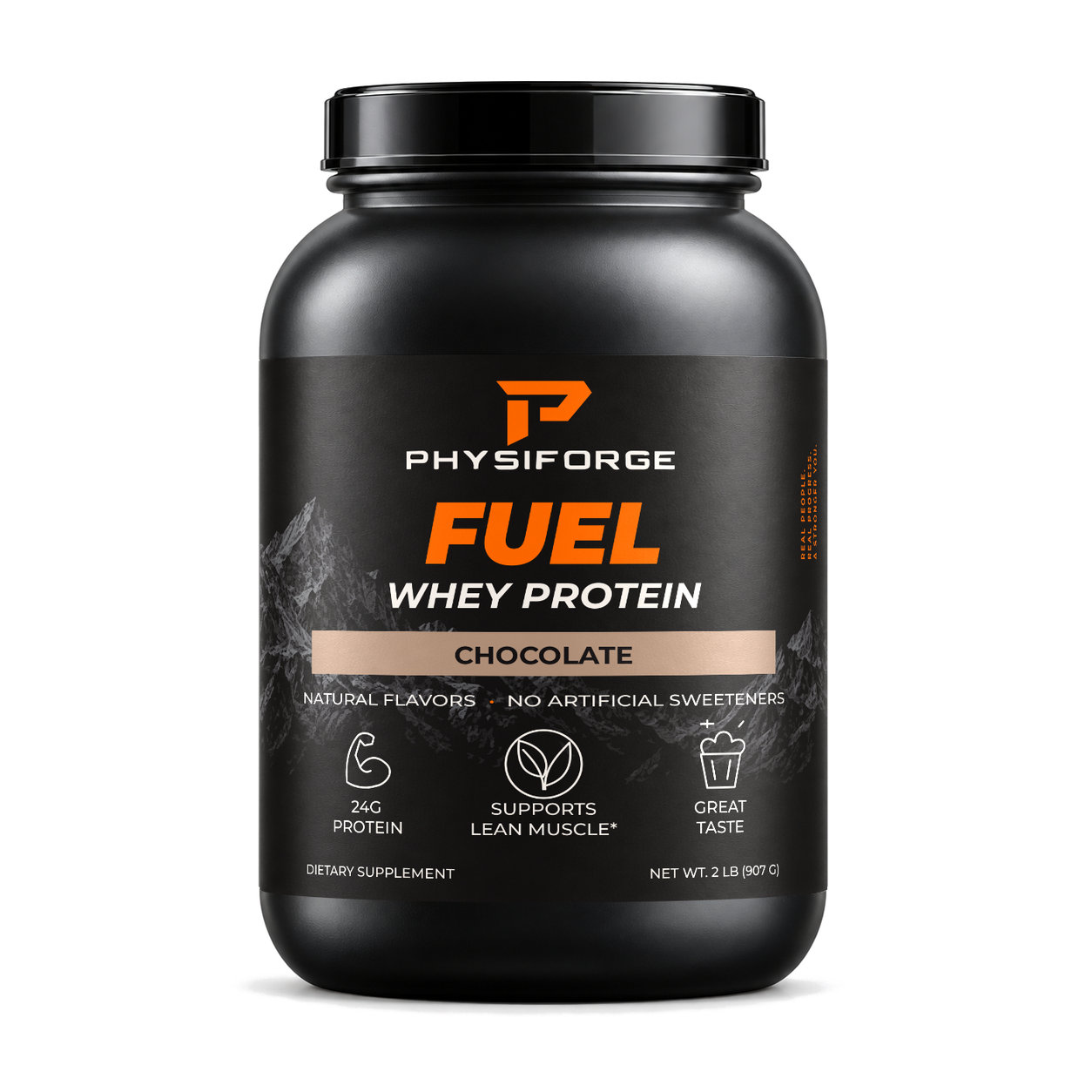 FUEL Whey Protein — Chocolate product mockup