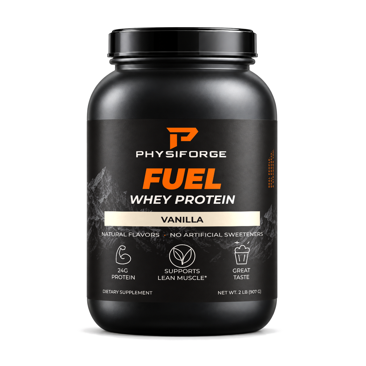 FUEL Whey Protein — Vanilla product mockup