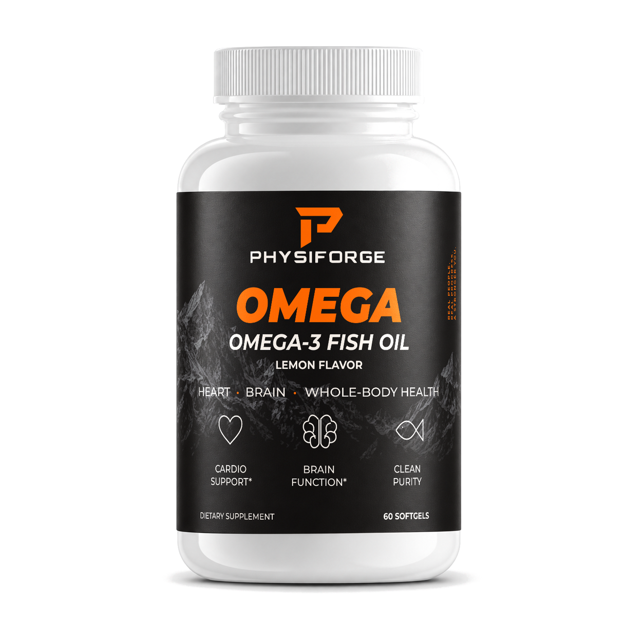 OMEGA Omega-3 Fish Oil product mockup